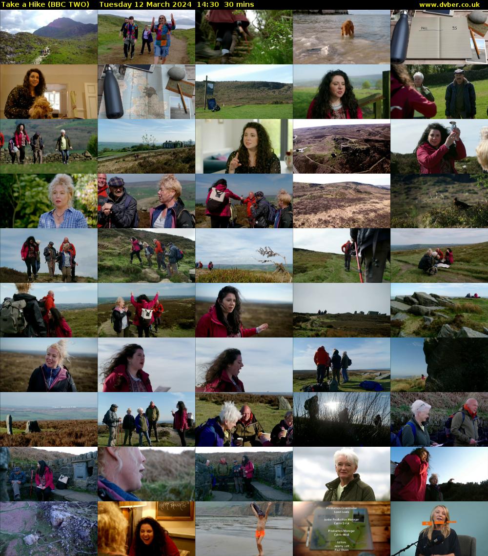 Take a Hike (BBC TWO) Tuesday 12 March 2024 14:30 - 15:00