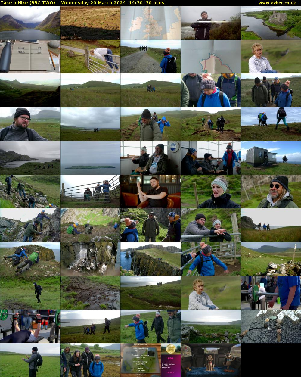 Take a Hike (BBC TWO) Wednesday 20 March 2024 14:30 - 15:00