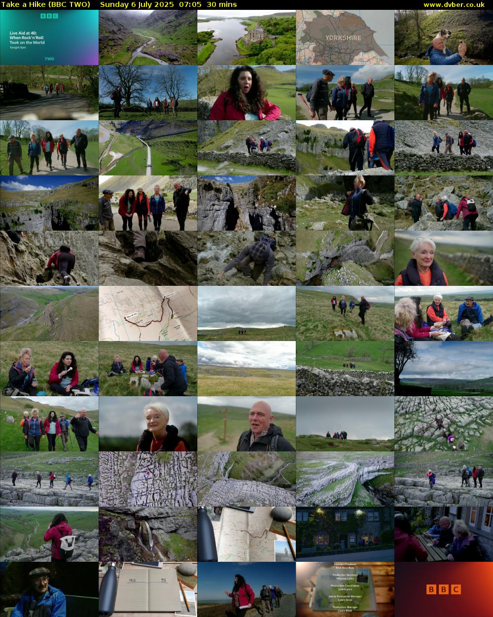 Take a Hike (BBC TWO) Sunday 6 July 2025 07:05 - 07:35