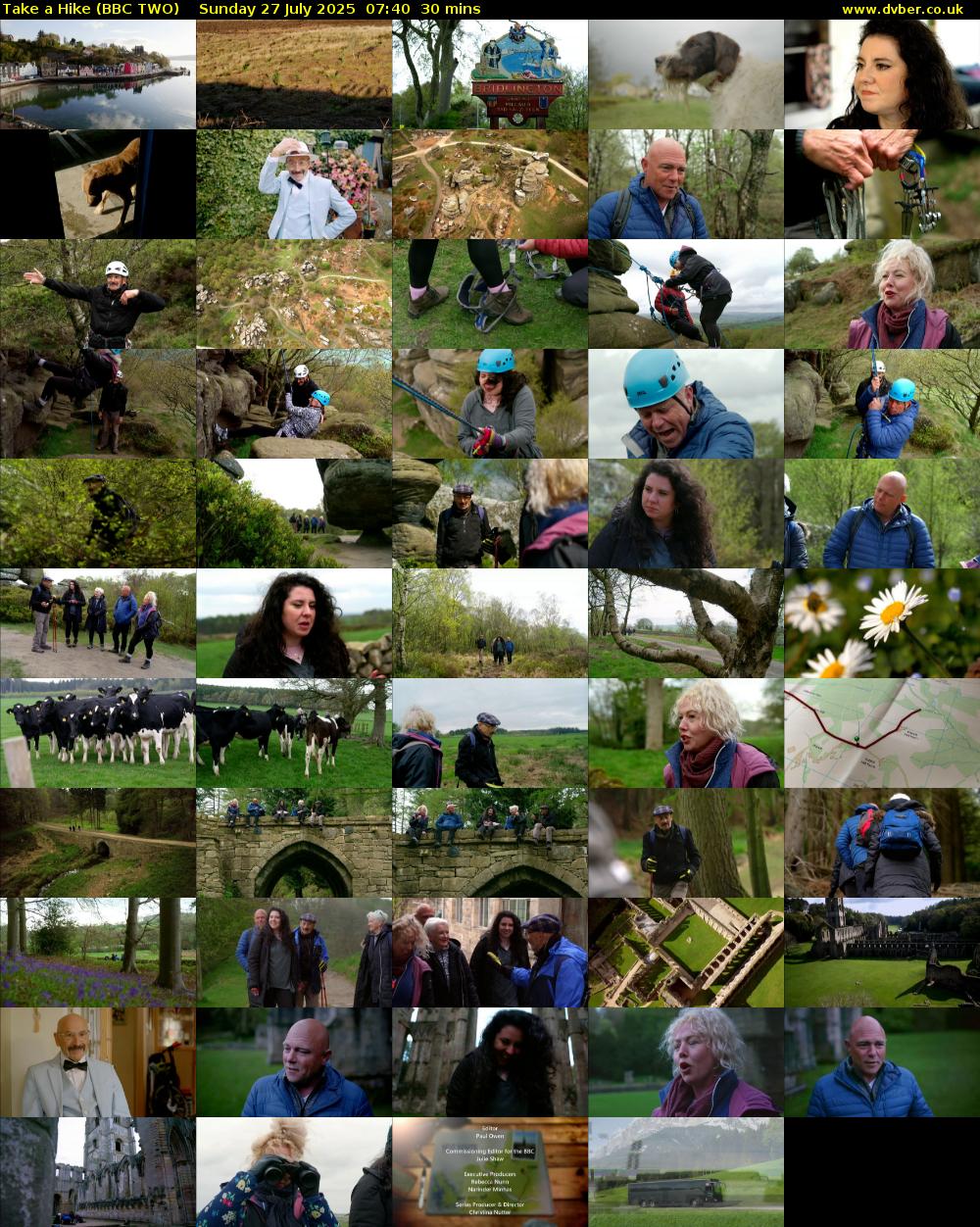 Take a Hike (BBC TWO) Sunday 27 July 2025 07:40 - 08:10