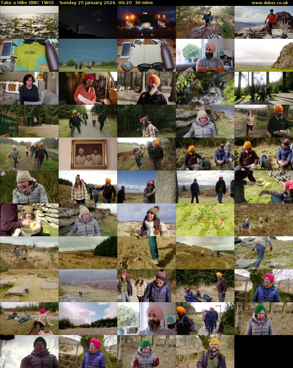 Take a Hike (BBC TWO) Sunday 25 January 2026 06:20 - 06:50