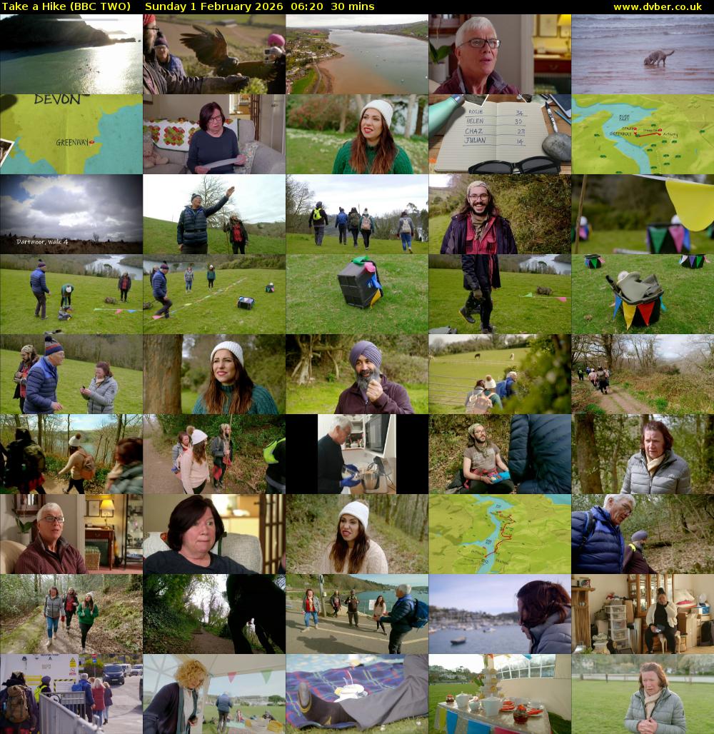 Take a Hike (BBC TWO) Sunday 1 February 2026 06:20 - 06:50