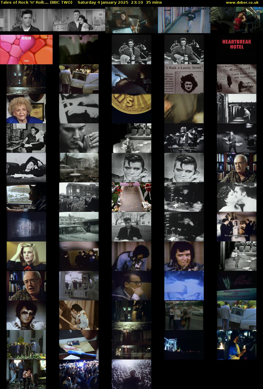 Tales of Rock 'n' Roll:... (BBC TWO) Saturday 4 January 2025 23:10 - 23:45
