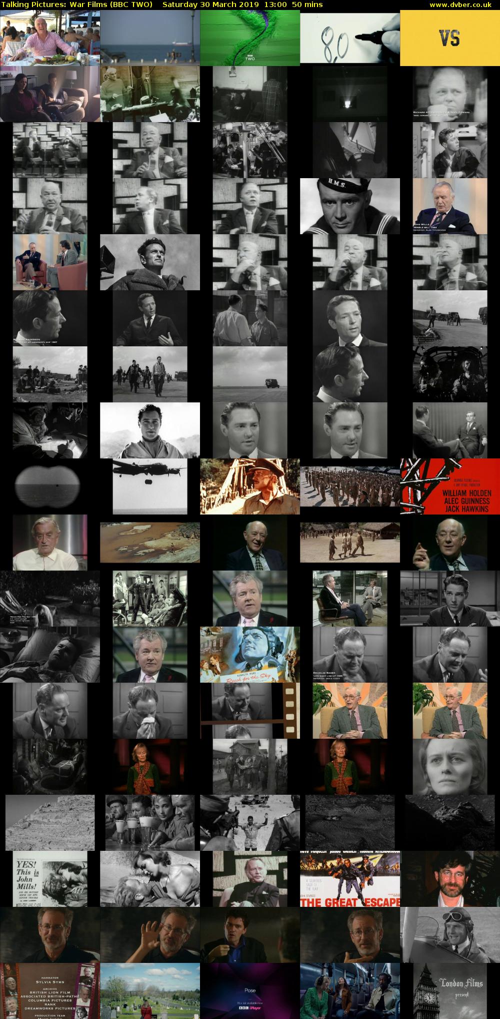 Talking Pictures: War Films (BBC TWO) Saturday 30 March 2019 13:00 - 13:50