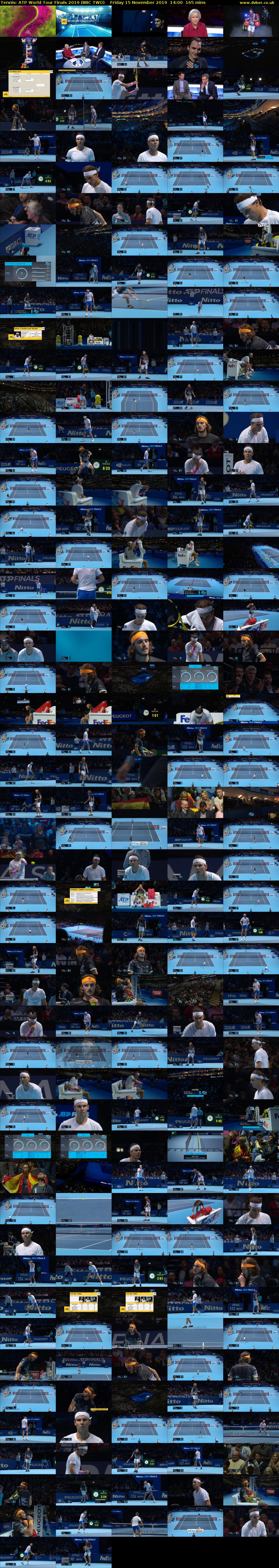 Tennis: ATP World Tour Finals 2019 (BBC TWO) Friday 15 November 2019 14:00 - 16:45