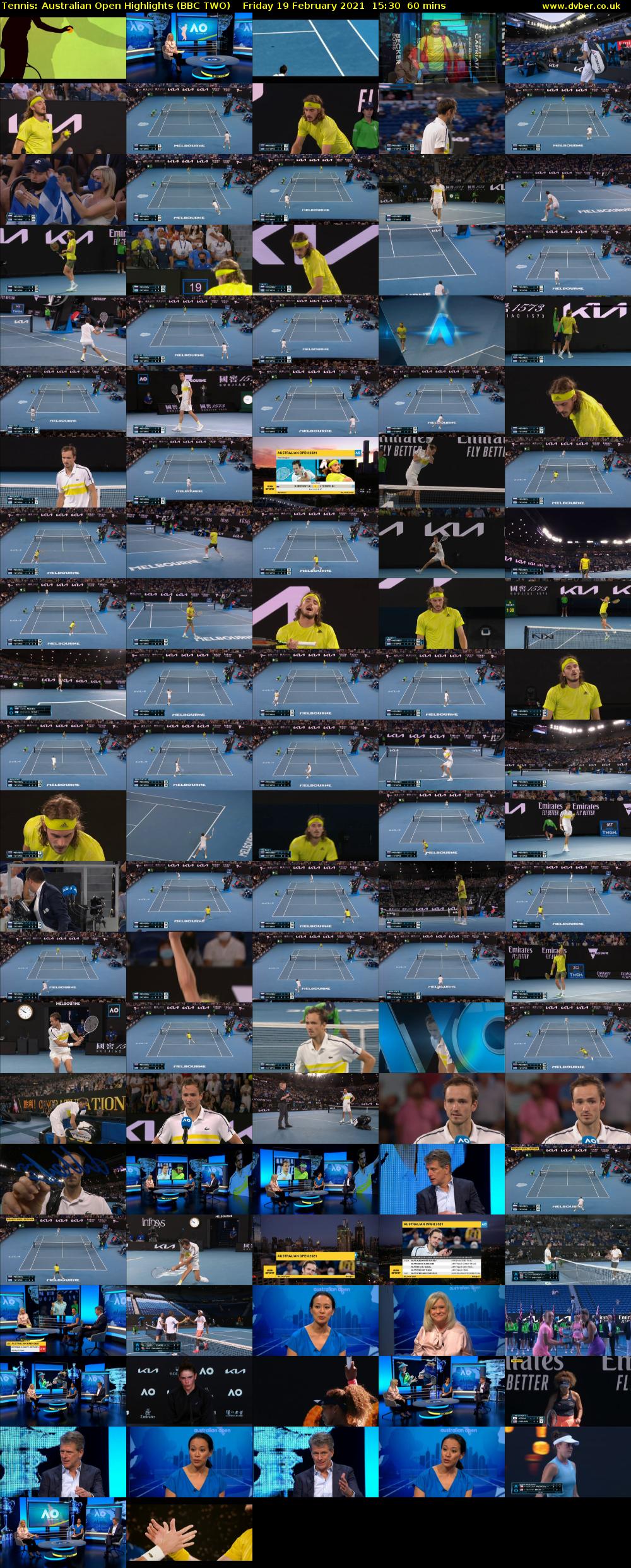 Tennis: Australian Open Highlights (BBC TWO) Friday 19 February 2021 15:30 - 16:30