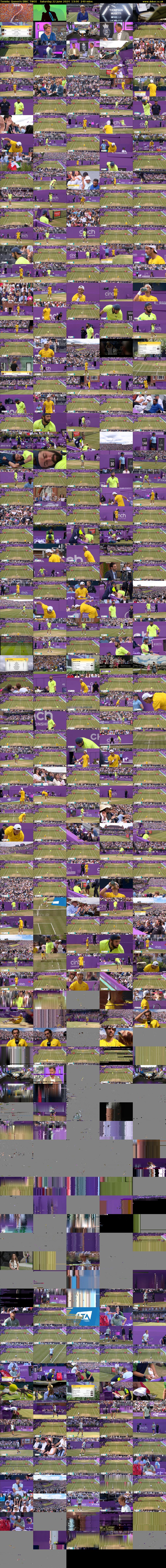 Tennis: Queen's (BBC TWO) Saturday 22 June 2024 13:00 - 17:00