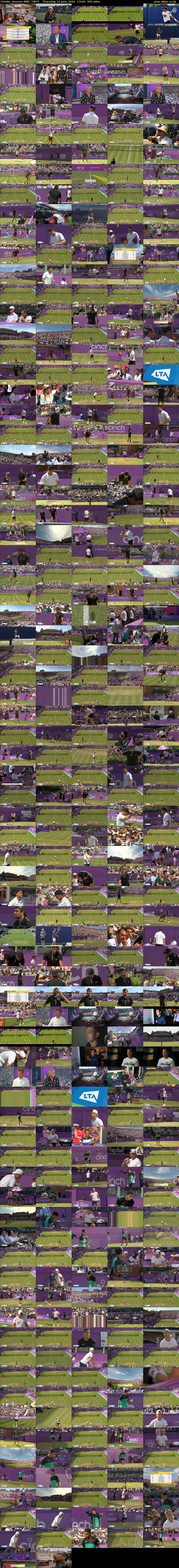 Tennis: Queens (BBC TWO) Thursday 16 June 2022 13:00 - 18:00