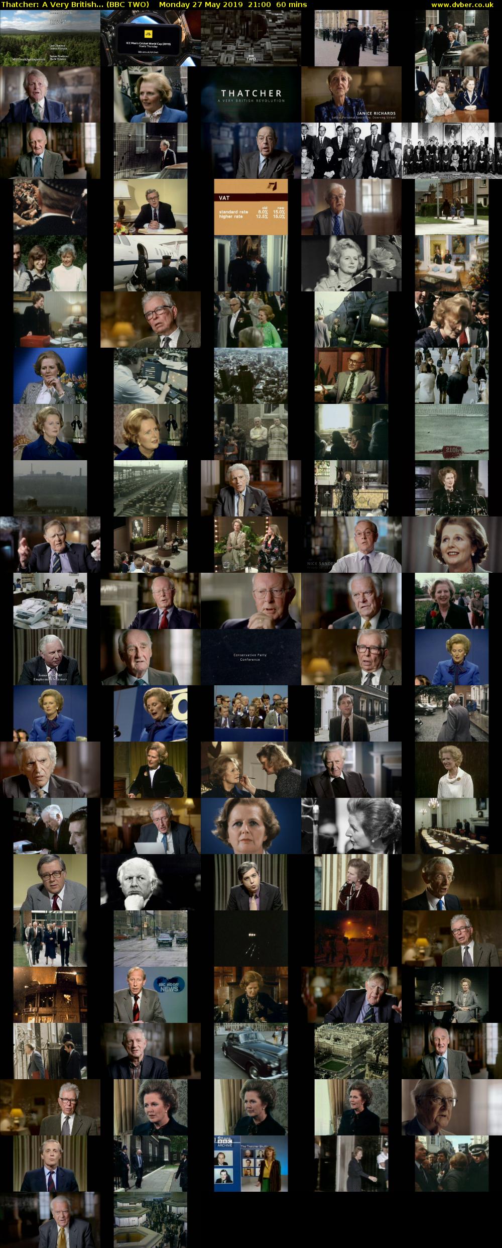 Thatcher: A Very British... (BBC TWO) Monday 27 May 2019 21:00 - 22:00