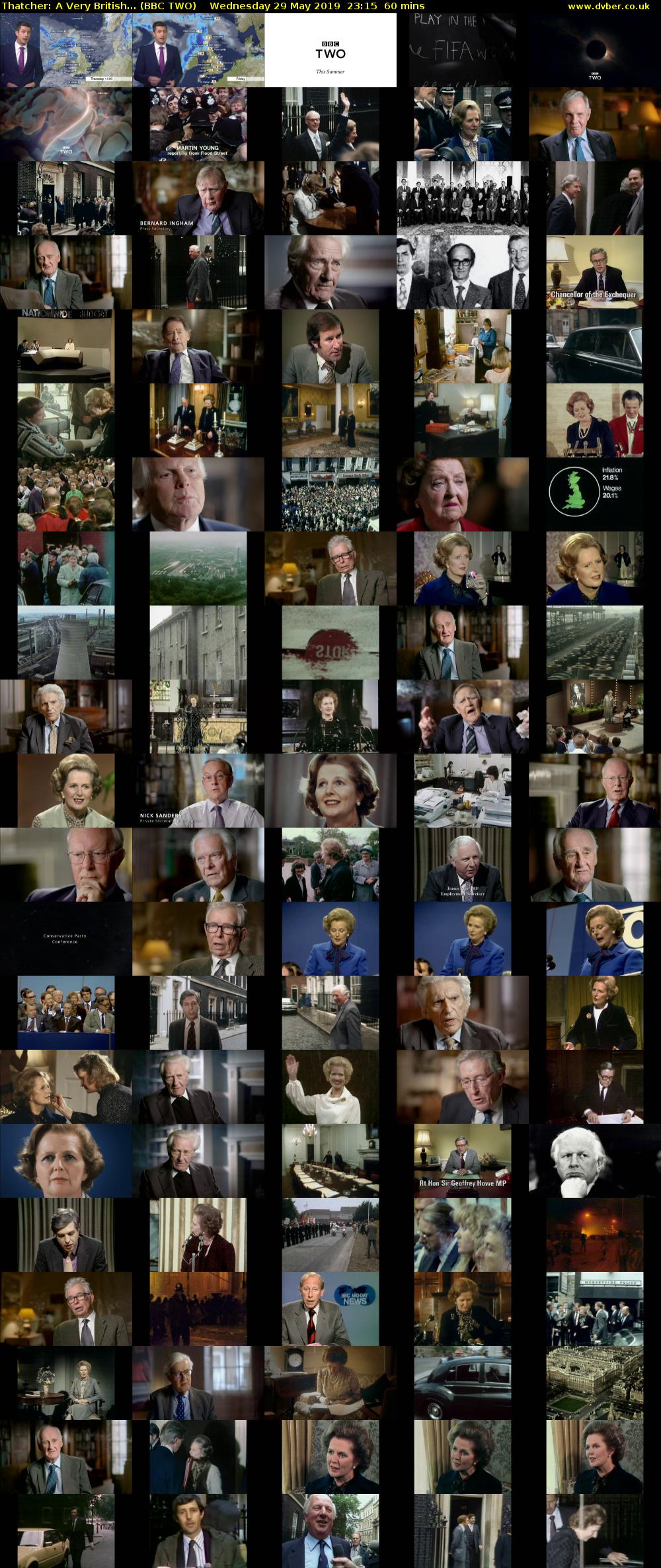 Thatcher: A Very British... (BBC TWO) Wednesday 29 May 2019 23:15 - 00:15