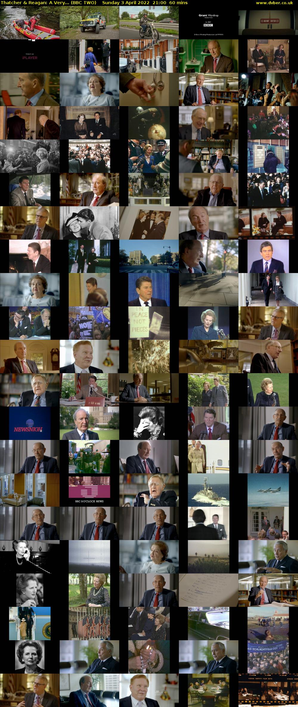 Thatcher & Reagan: A Very... (BBC TWO) Sunday 3 April 2022 21:00 - 22:00