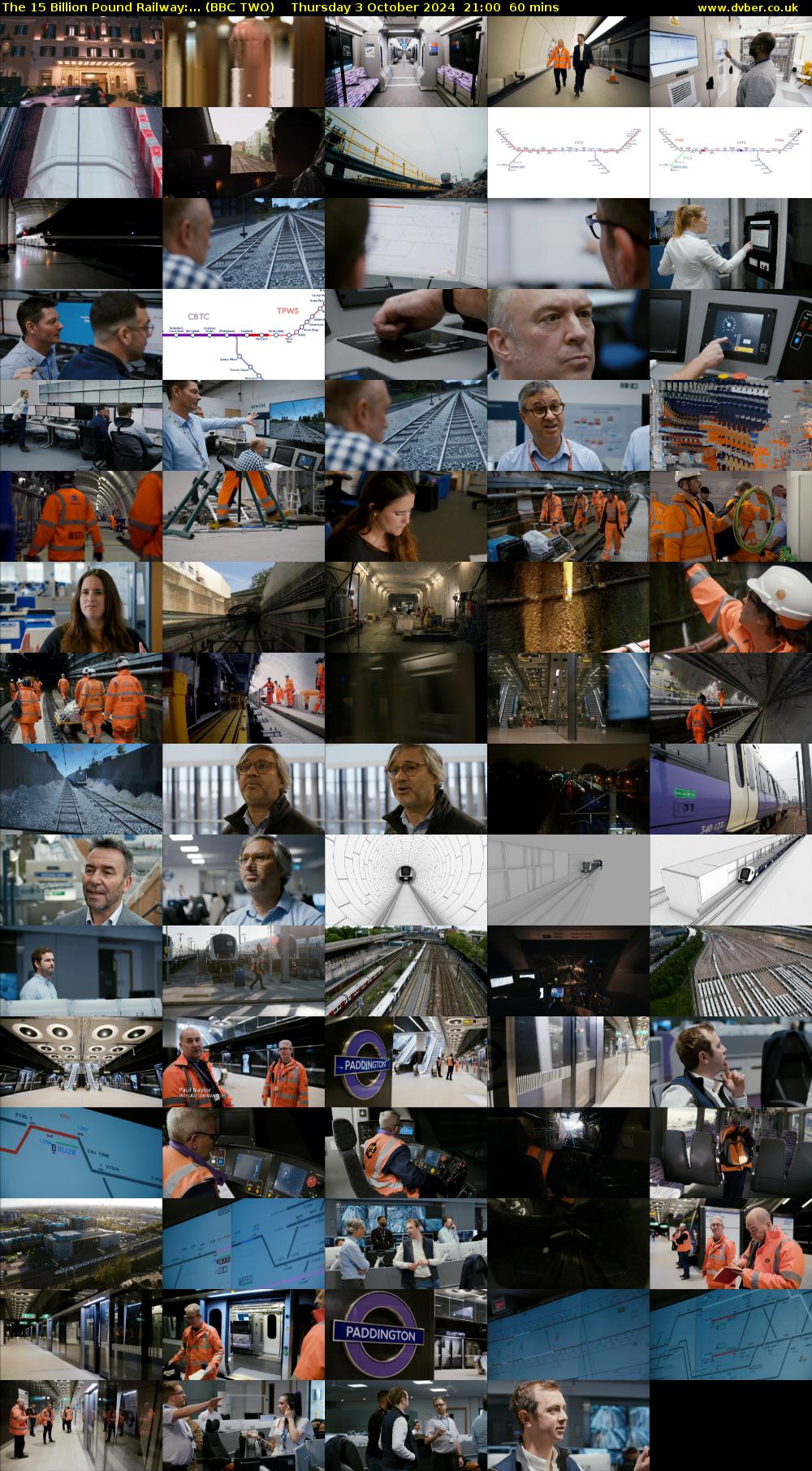 The 15 Billion Pound Railway:... (BBC TWO) Thursday 3 October 2024 21:00 - 22:00