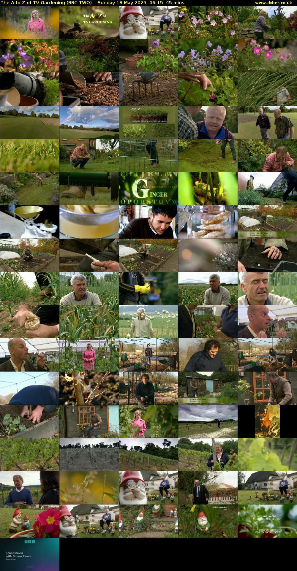 The A to Z of TV Gardening (BBC TWO) Sunday 18 May 2025 06:15 - 07:00