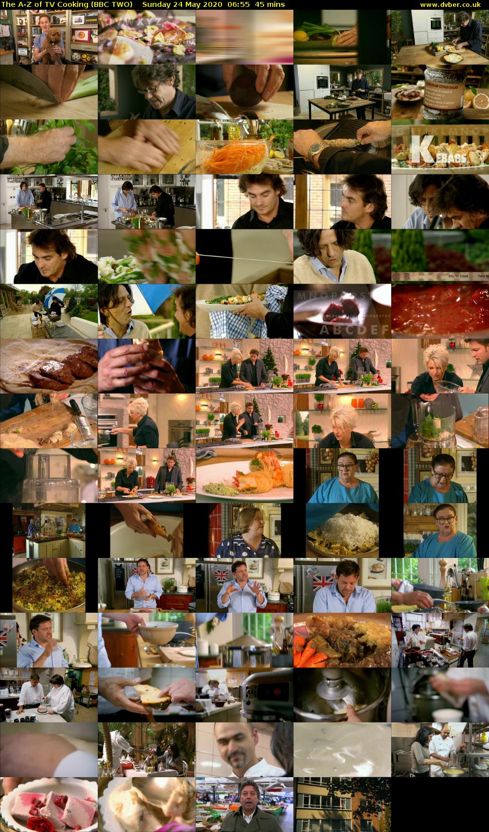 The A-Z of TV Cooking (BBC TWO) Sunday 24 May 2020 06:55 - 07:40