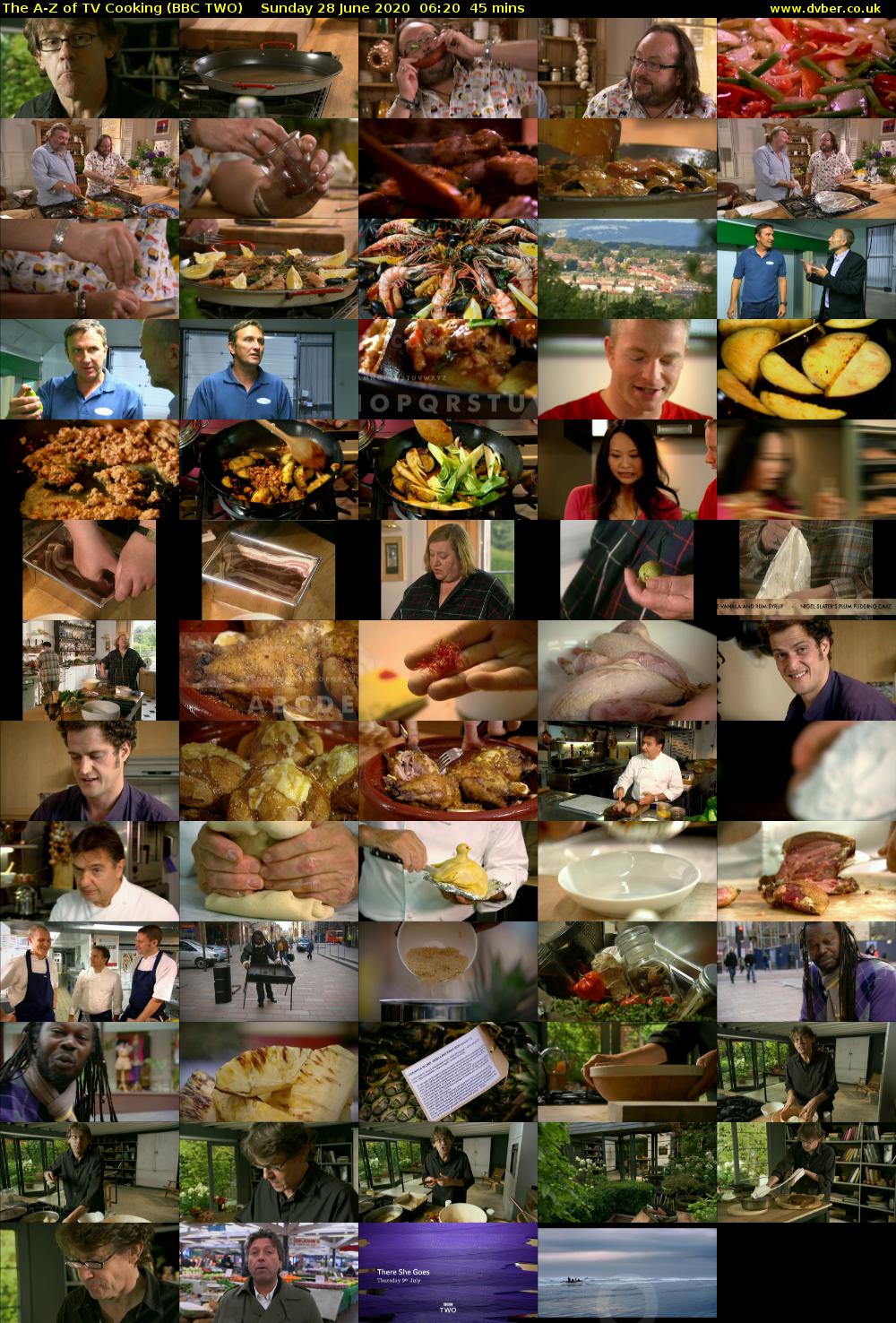 The A-Z of TV Cooking (BBC TWO) Sunday 28 June 2020 06:20 - 07:05