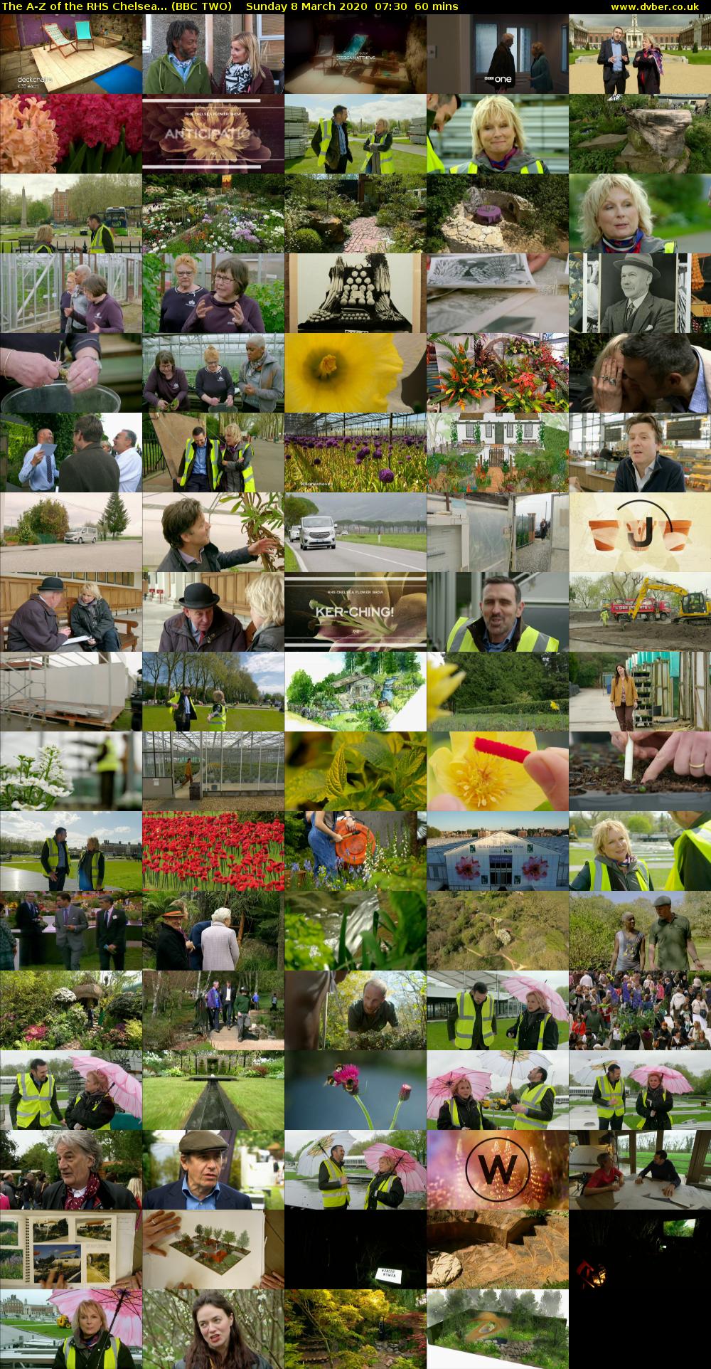 The A-Z of the RHS Chelsea... (BBC TWO) Sunday 8 March 2020 07:30 - 08:30
