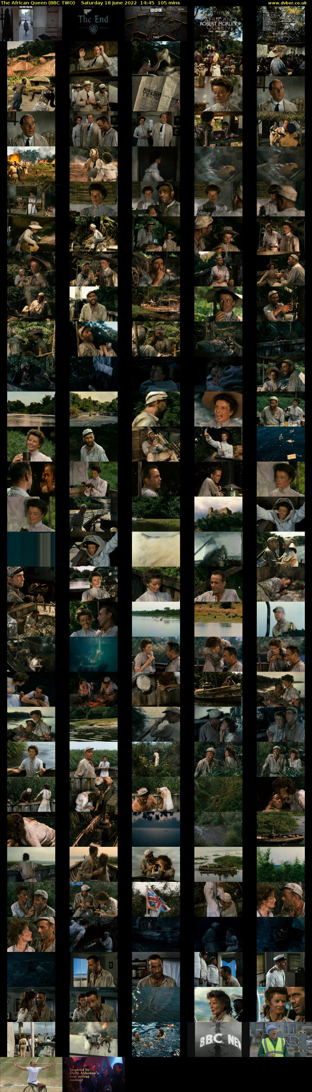 The African Queen (BBC TWO) Saturday 18 June 2022 14:45 - 16:30