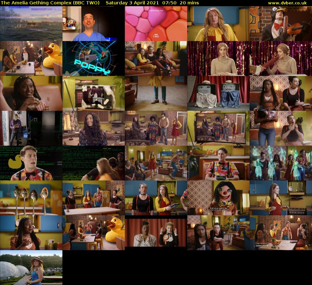 The Amelia Gething Complex (BBC TWO) Saturday 3 April 2021 07:50 - 08:10