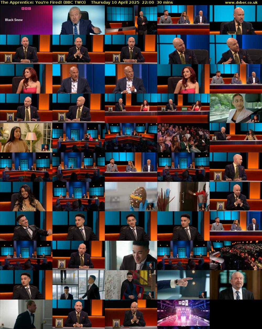 The Apprentice: You're Fired! (BBC TWO) Thursday 10 April 2025 22:00 - 22:30