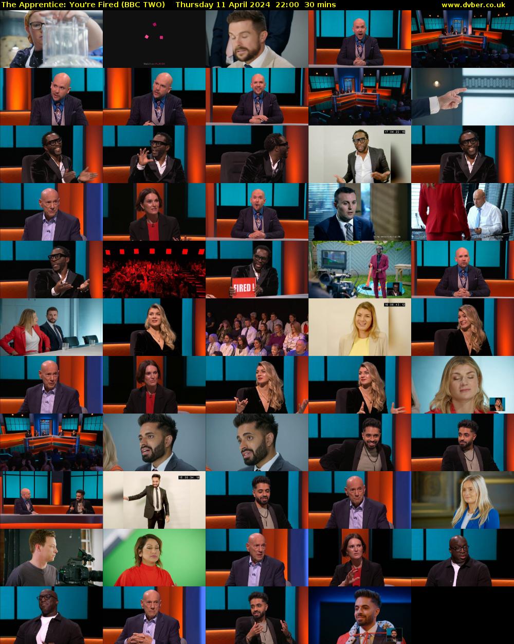 The Apprentice: You're Fired (BBC TWO) Thursday 11 April 2024 22:00 - 22:30