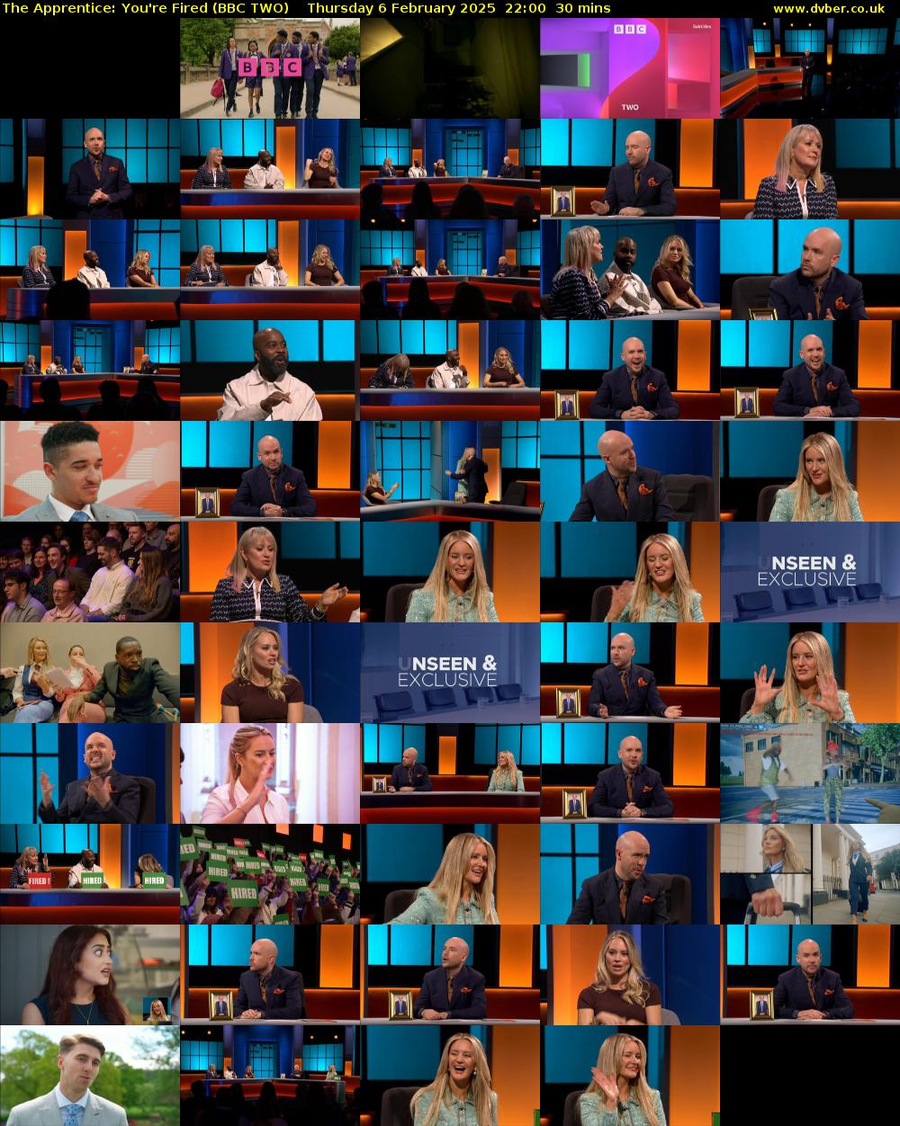 The Apprentice: You're Fired (BBC TWO) Thursday 6 February 2025 22:00 - 22:30