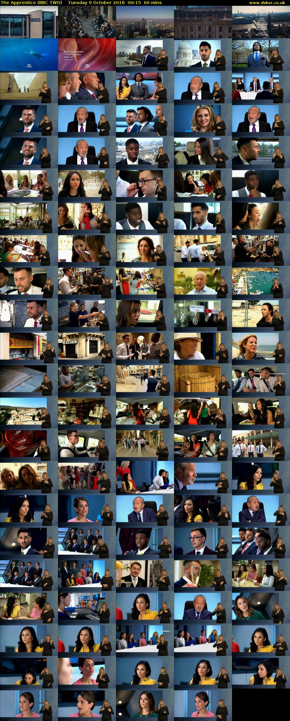 The Apprentice (BBC TWO) Tuesday 9 October 2018 00:15 - 01:15