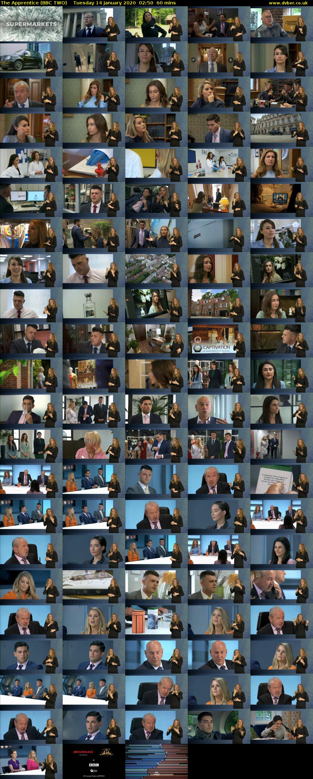 The Apprentice (BBC TWO) Tuesday 14 January 2020 02:50 - 03:50