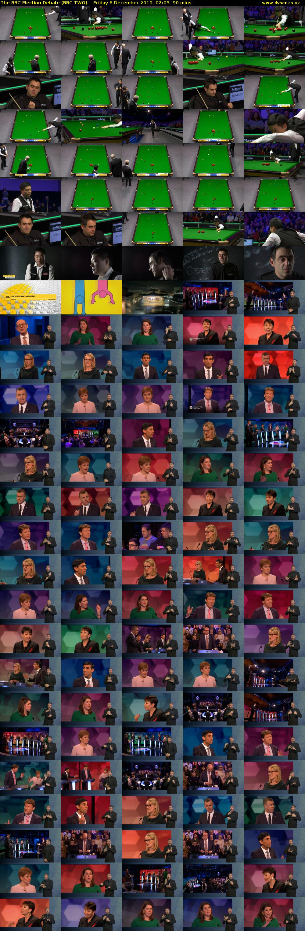 The BBC Election Debate (BBC TWO) Friday 6 December 2019 02:05 - 03:35