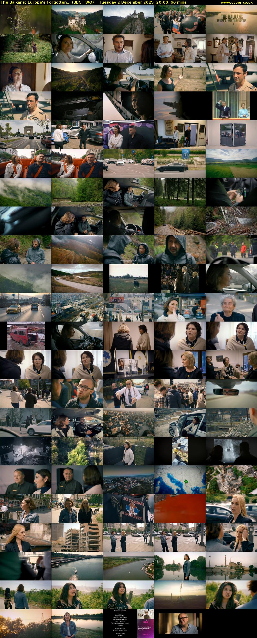 The Balkans: Europe's Forgotten... (BBC TWO) Tuesday 2 December 2025 20:00 - 21:00