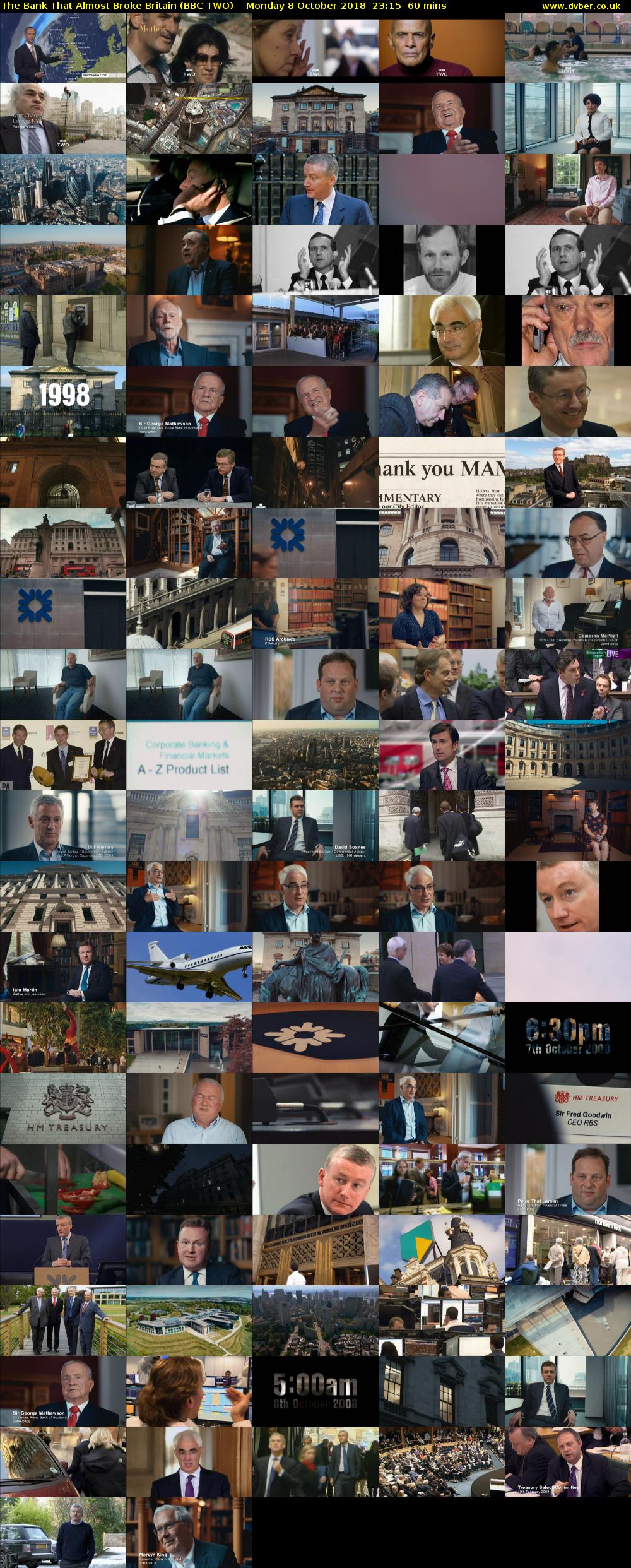 The Bank That Almost Broke Britain (BBC TWO) Monday 8 October 2018 23:15 - 00:15