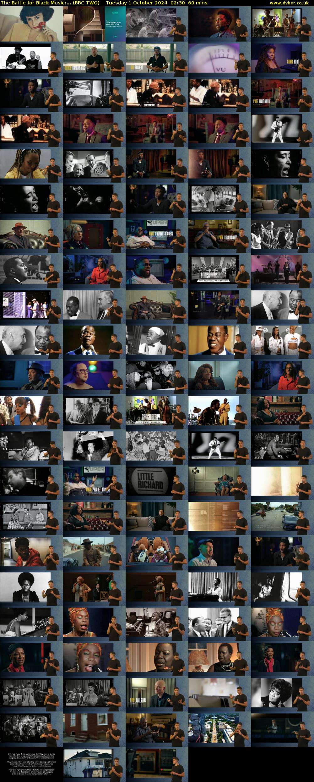 The Battle for Black Music:... (BBC TWO) Tuesday 1 October 2024 02:30 - 03:30