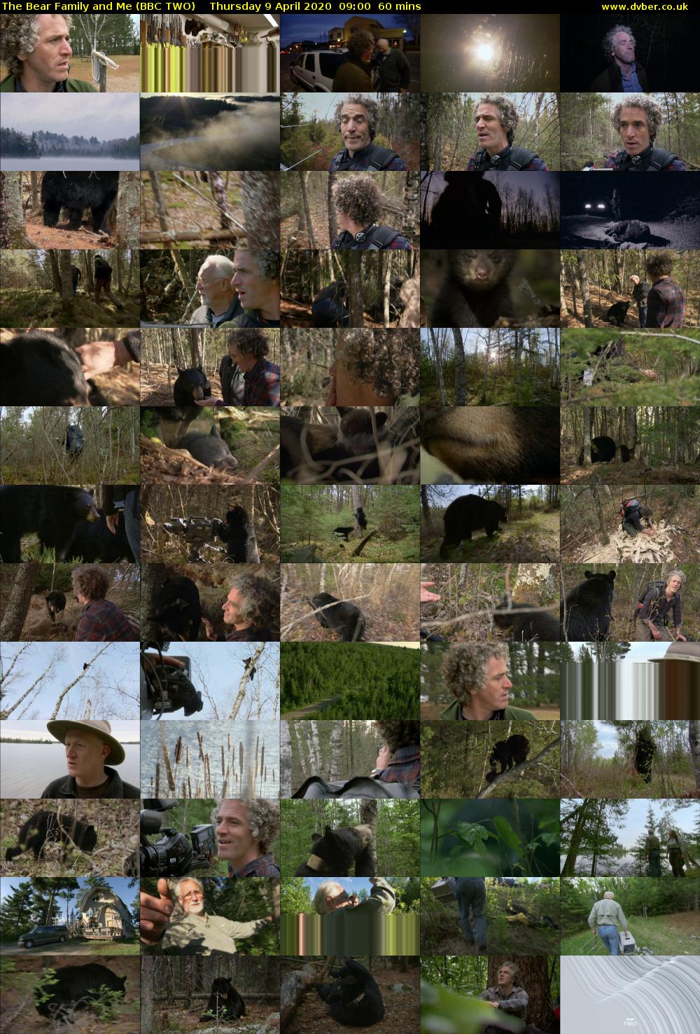 The Bear Family and Me (BBC TWO) Thursday 9 April 2020 09:00 - 10:00