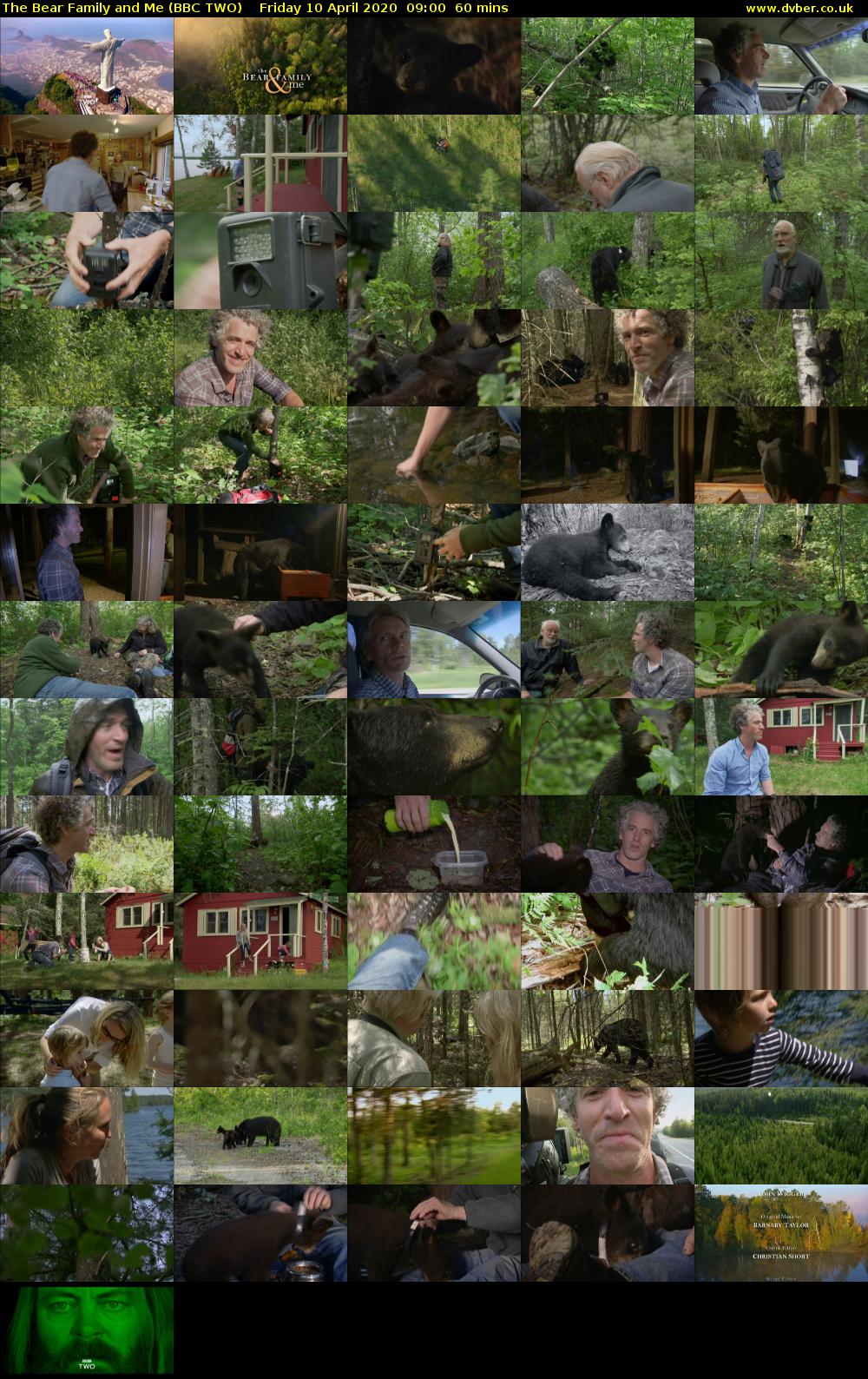 The Bear Family and Me (BBC TWO) Friday 10 April 2020 09:00 - 10:00