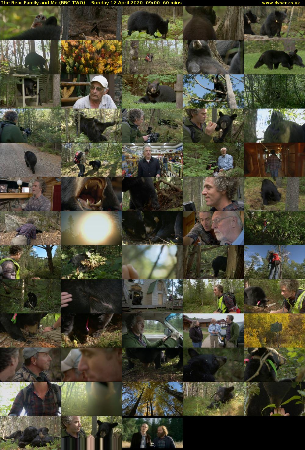 The Bear Family and Me (BBC TWO) Sunday 12 April 2020 09:00 - 10:00