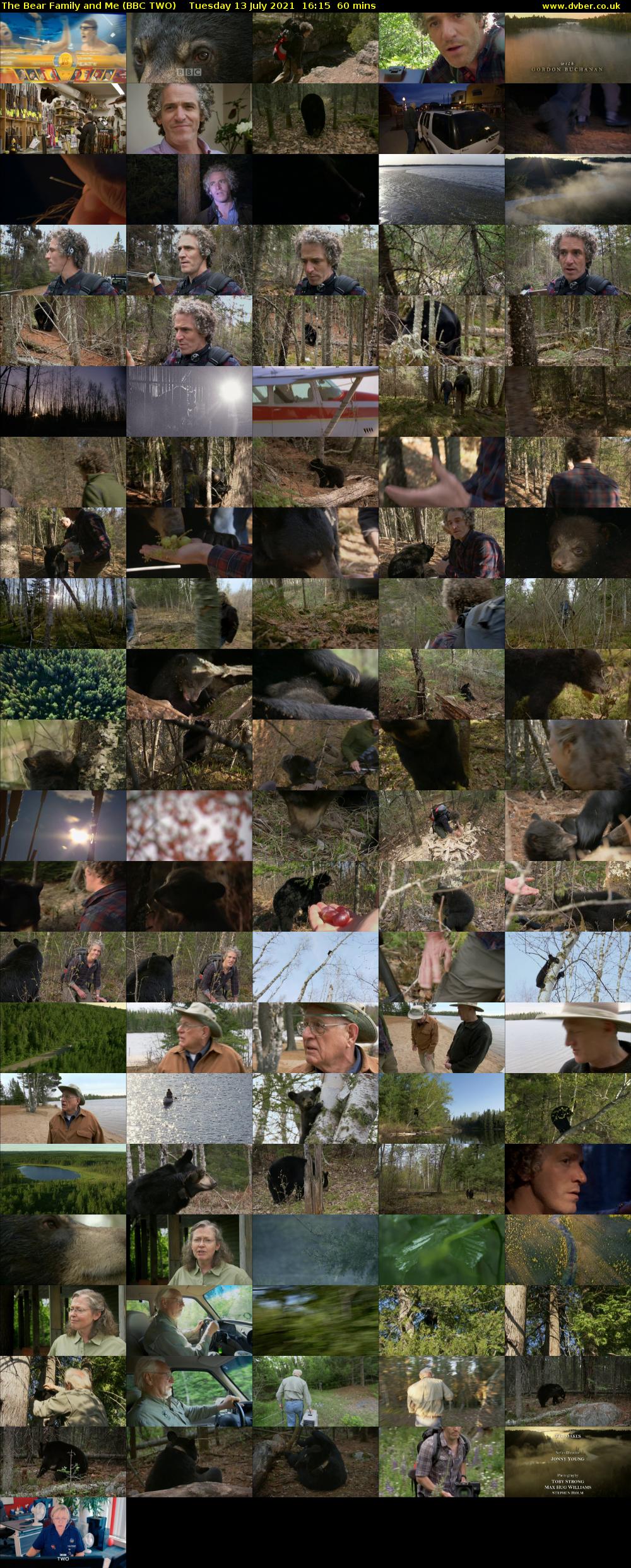 The Bear Family and Me (BBC TWO) Tuesday 13 July 2021 16:15 - 17:15
