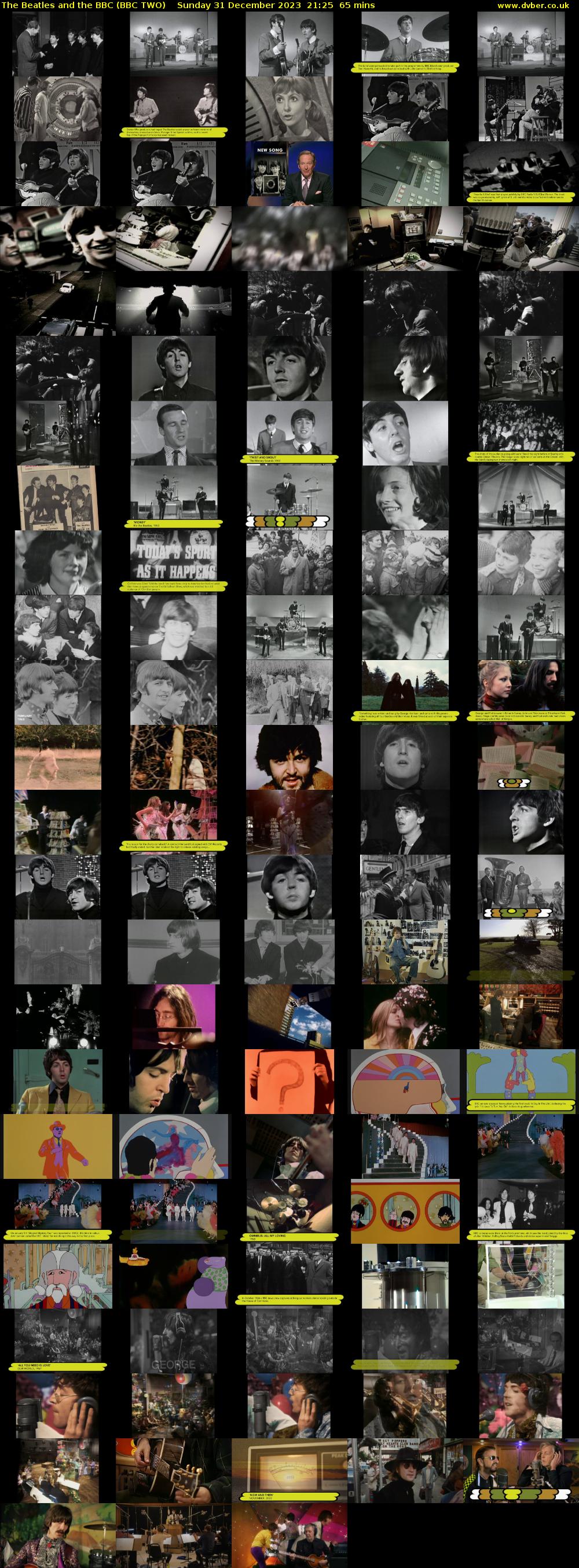 The Beatles and the BBC (BBC TWO) Sunday 31 December 2023 21:25 - 22:30