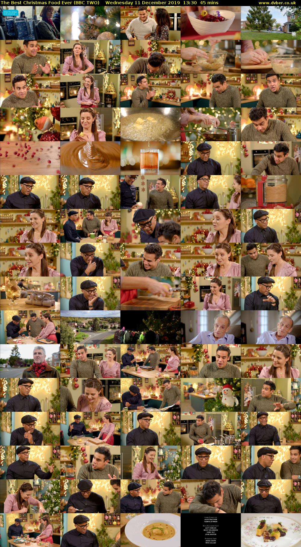 The Best Christmas Food Ever (BBC TWO) Wednesday 11 December 2019 13:30 - 14:15