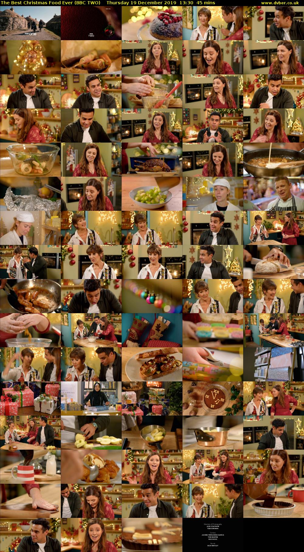 The Best Christmas Food Ever (BBC TWO) Thursday 19 December 2019 13:30 - 14:15