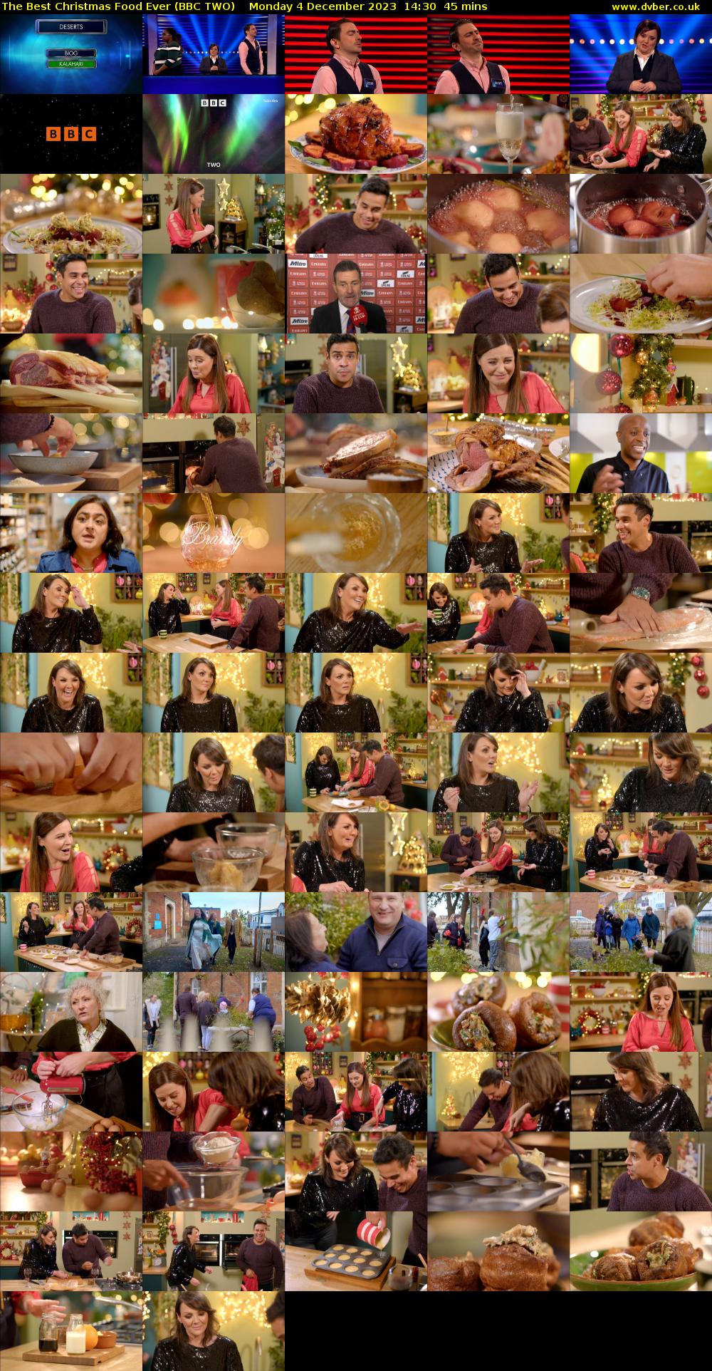 The Best Christmas Food Ever (BBC TWO) Monday 4 December 2023 14:30 - 15:15