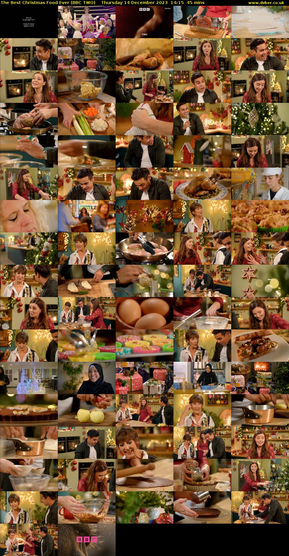 The Best Christmas Food Ever (BBC TWO) Thursday 14 December 2023 14:15 - 15:00
