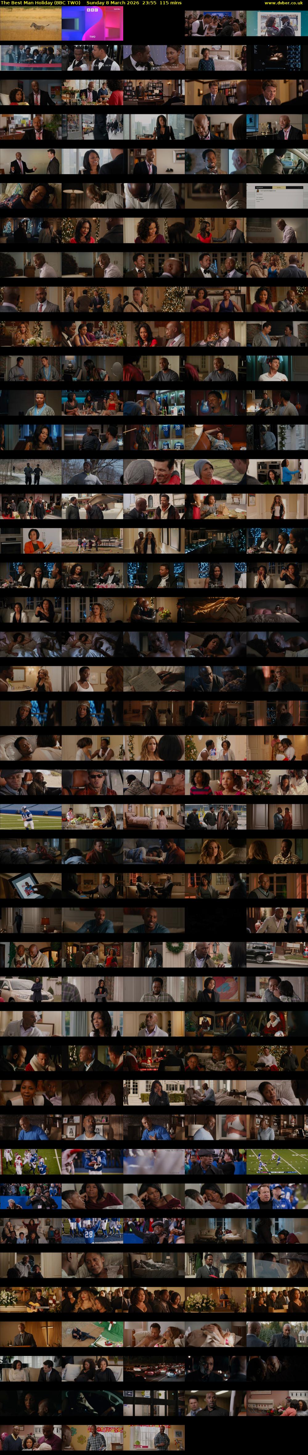 The Best Man Holiday (BBC TWO) Sunday 8 March 2026 23:55 - 01:50