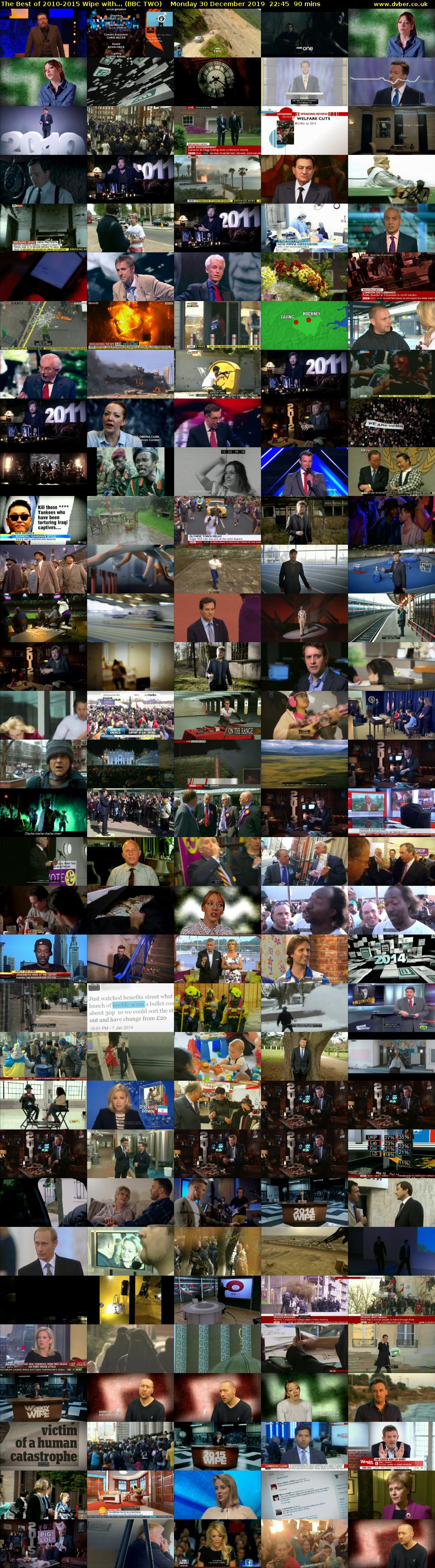 The Best of 2010-2015 Wipe with... (BBC TWO) Monday 30 December 2019 22:45 - 00:15