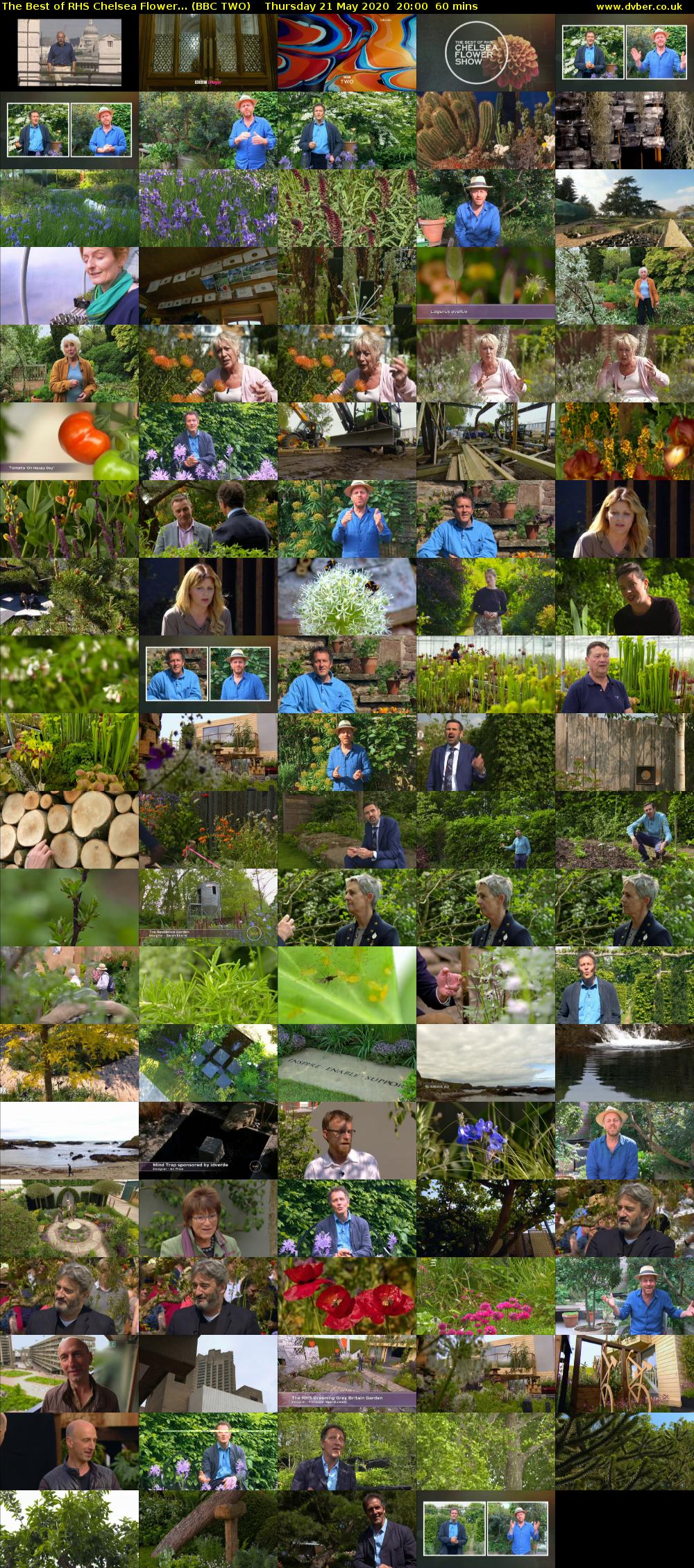 The Best of RHS Chelsea Flower... (BBC TWO) Thursday 21 May 2020 20:00 - 21:00
