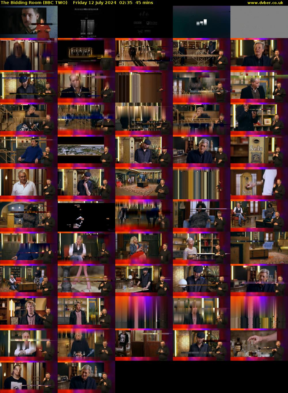 The Bidding Room (BBC TWO) Friday 12 July 2024 02:35 - 03:20