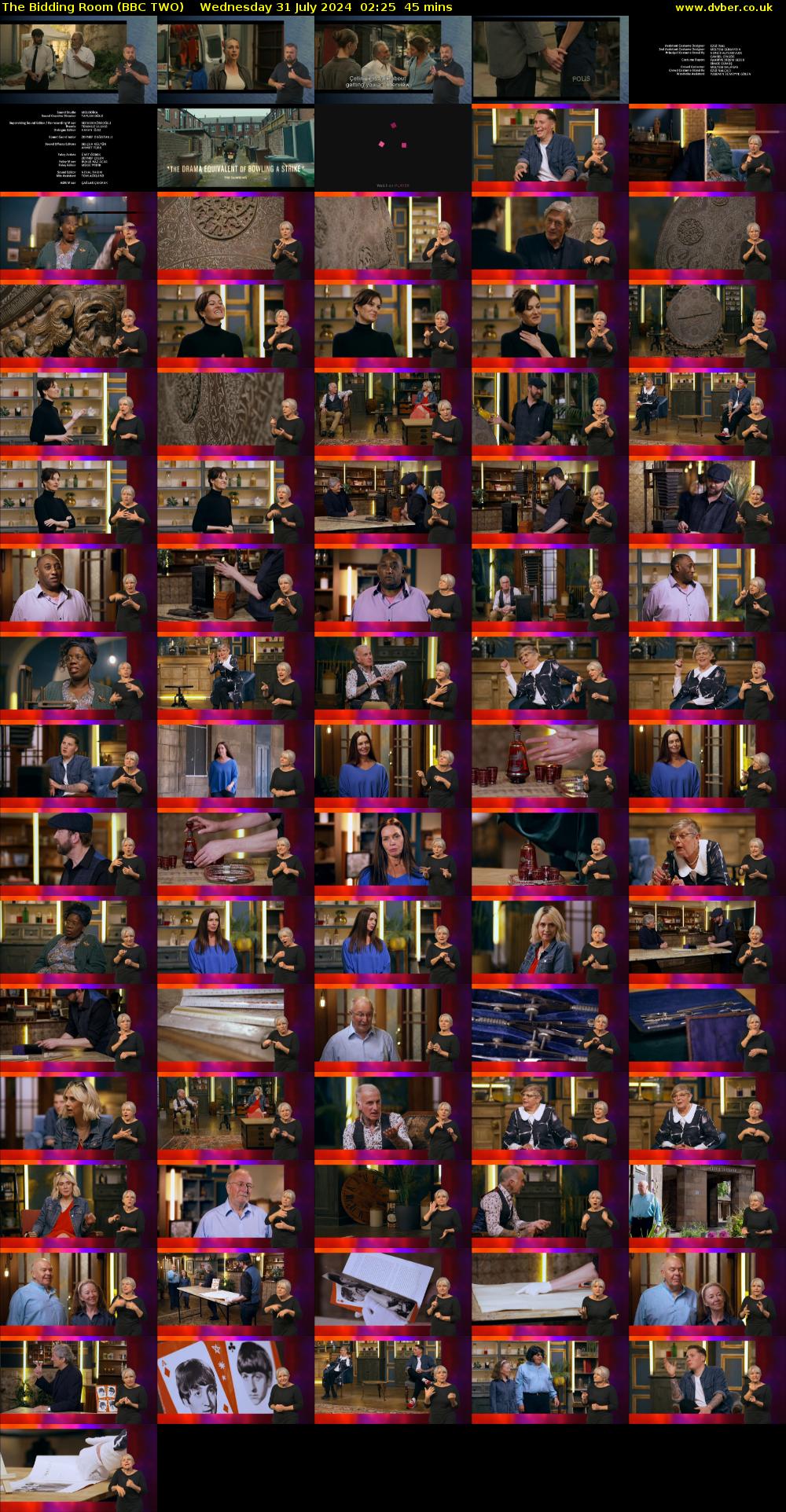 The Bidding Room (BBC TWO) Wednesday 31 July 2024 02:25 - 03:10