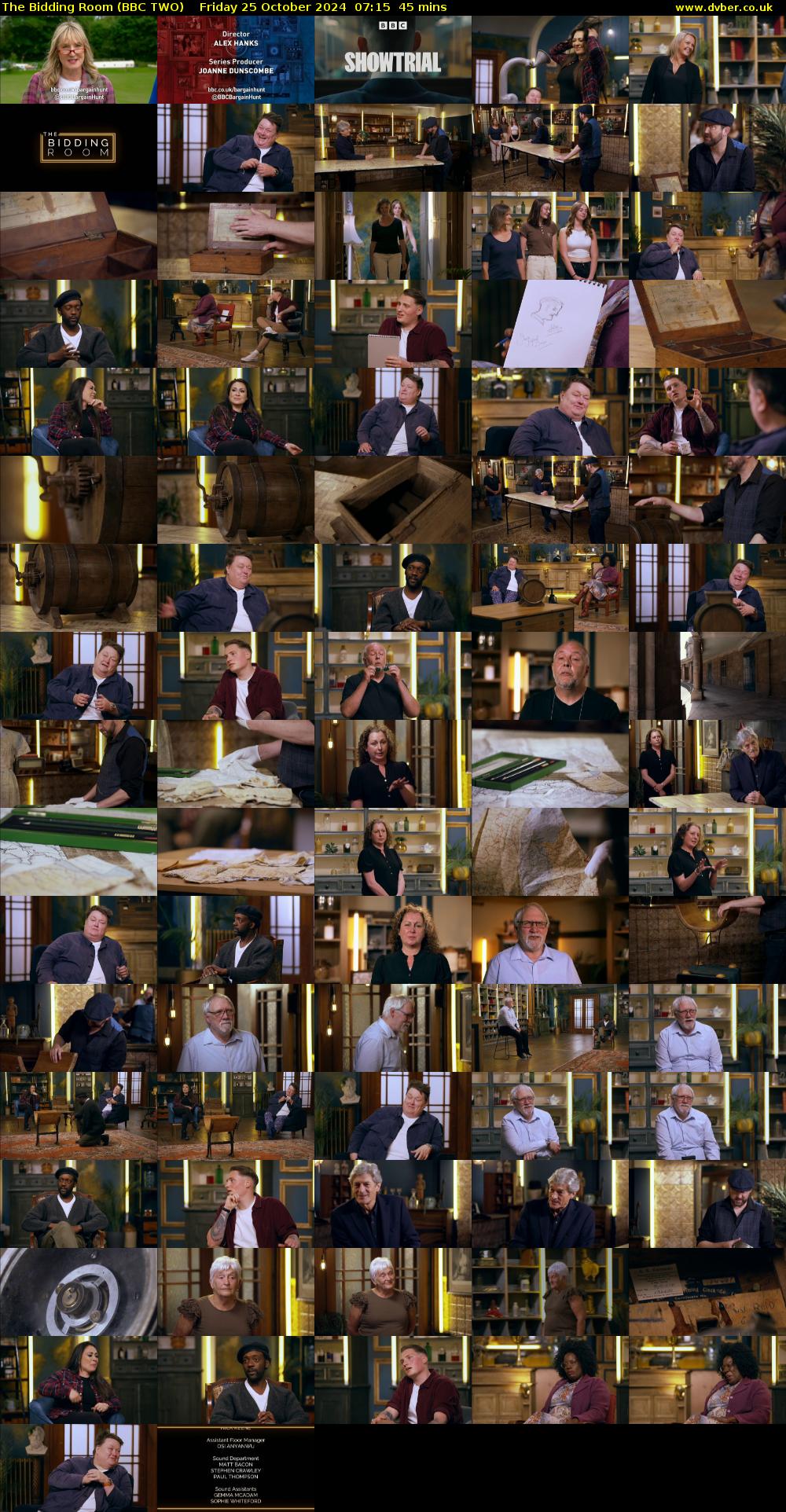 The Bidding Room (BBC TWO) Friday 25 October 2024 07:15 - 08:00