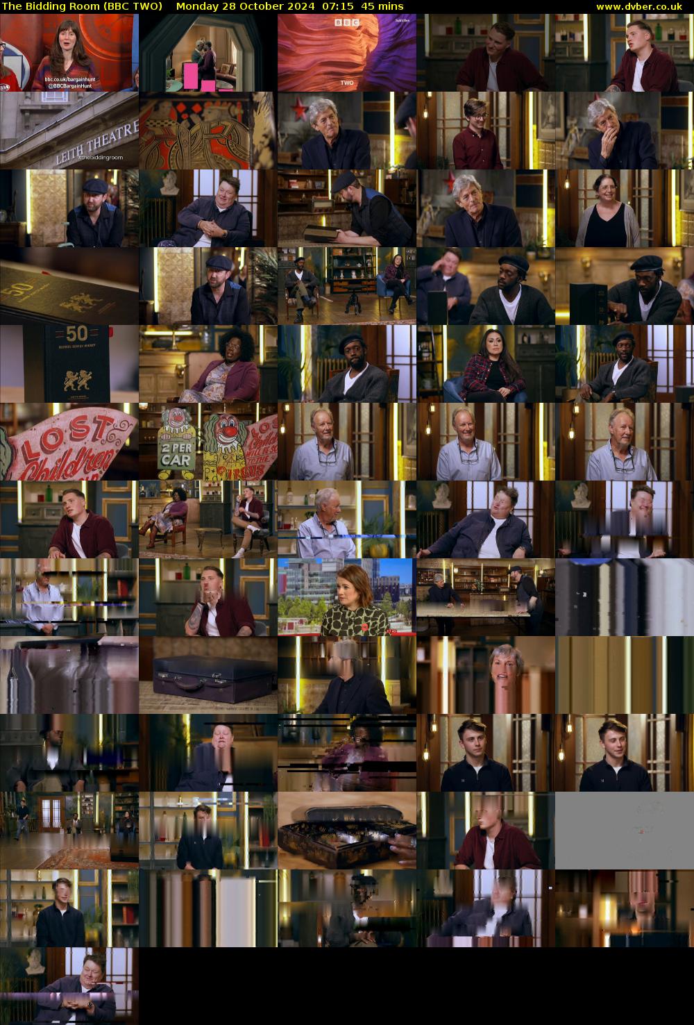 The Bidding Room (BBC TWO) Monday 28 October 2024 07:15 - 08:00