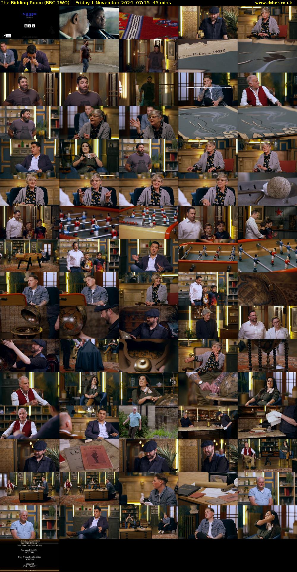 The Bidding Room (BBC TWO) Friday 1 November 2024 07:15 - 08:00