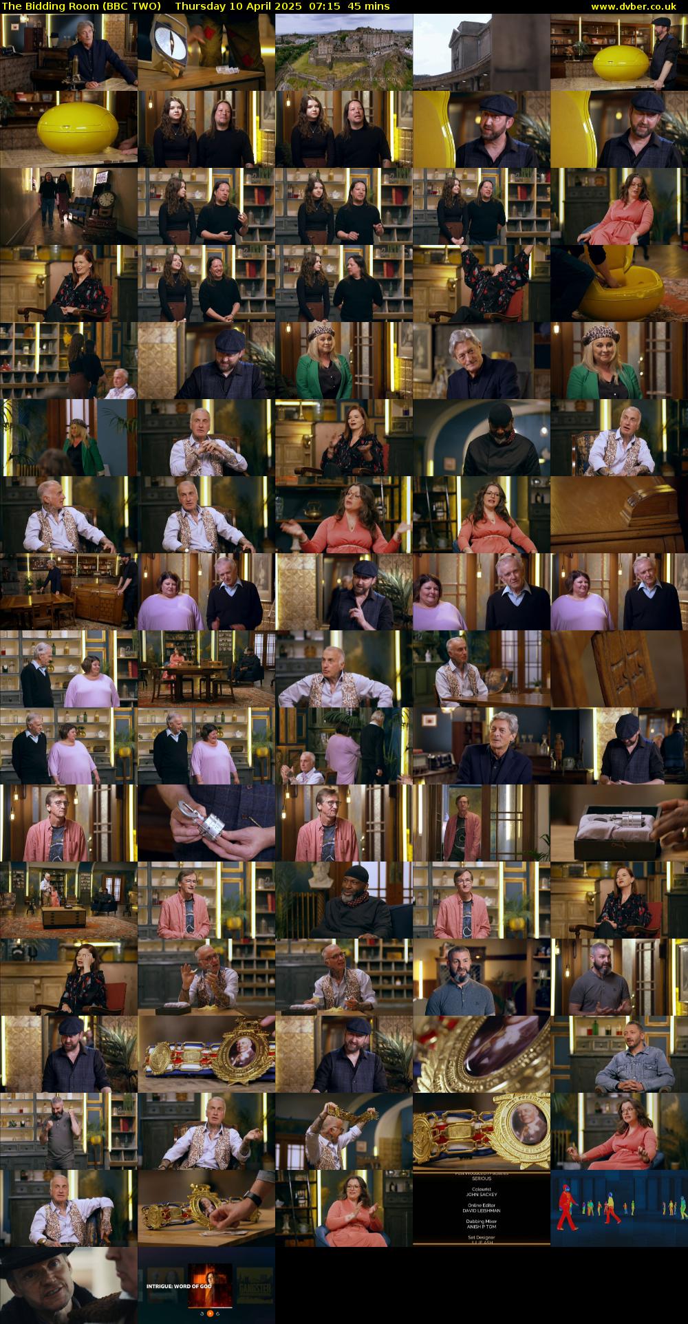 The Bidding Room (BBC TWO) Thursday 10 April 2025 07:15 - 08:00
