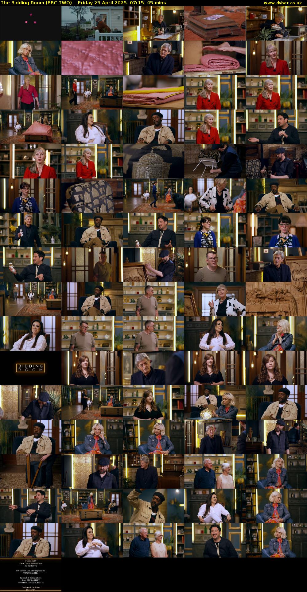 The Bidding Room (BBC TWO) Friday 25 April 2025 07:15 - 08:00